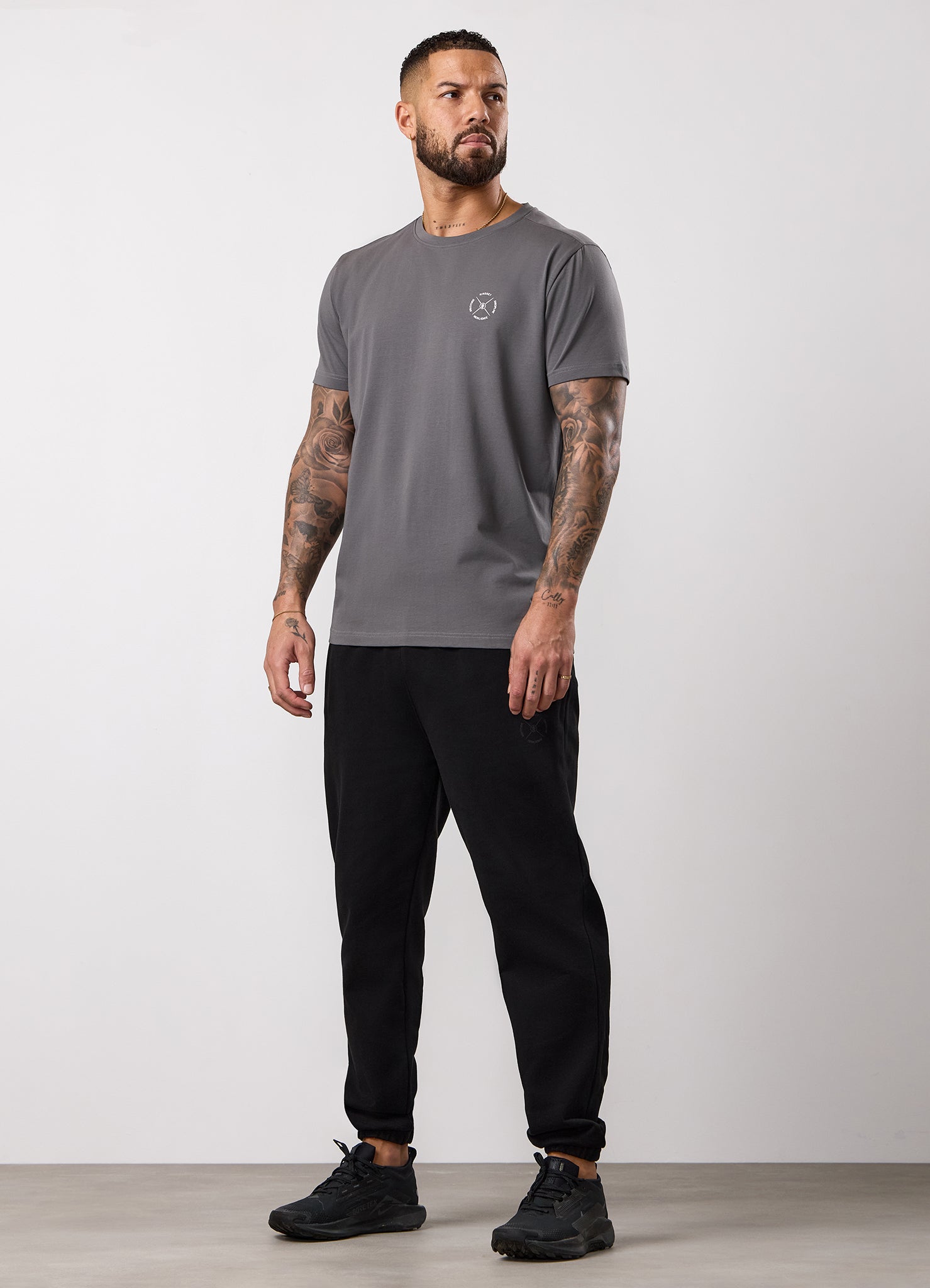 Gym King Stoic Esja Jersey Tee - Fossil Grey