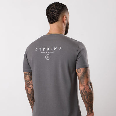 Gym King Stoic Esja Jersey Tee - Fossil Grey