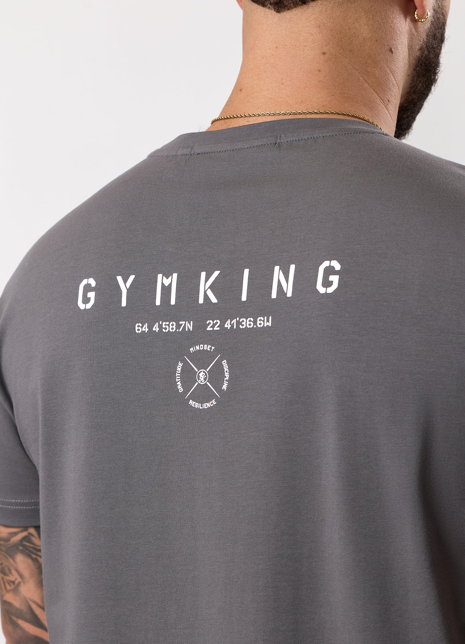 Gym King Stoic Esja Jersey Tee - Fossil Grey