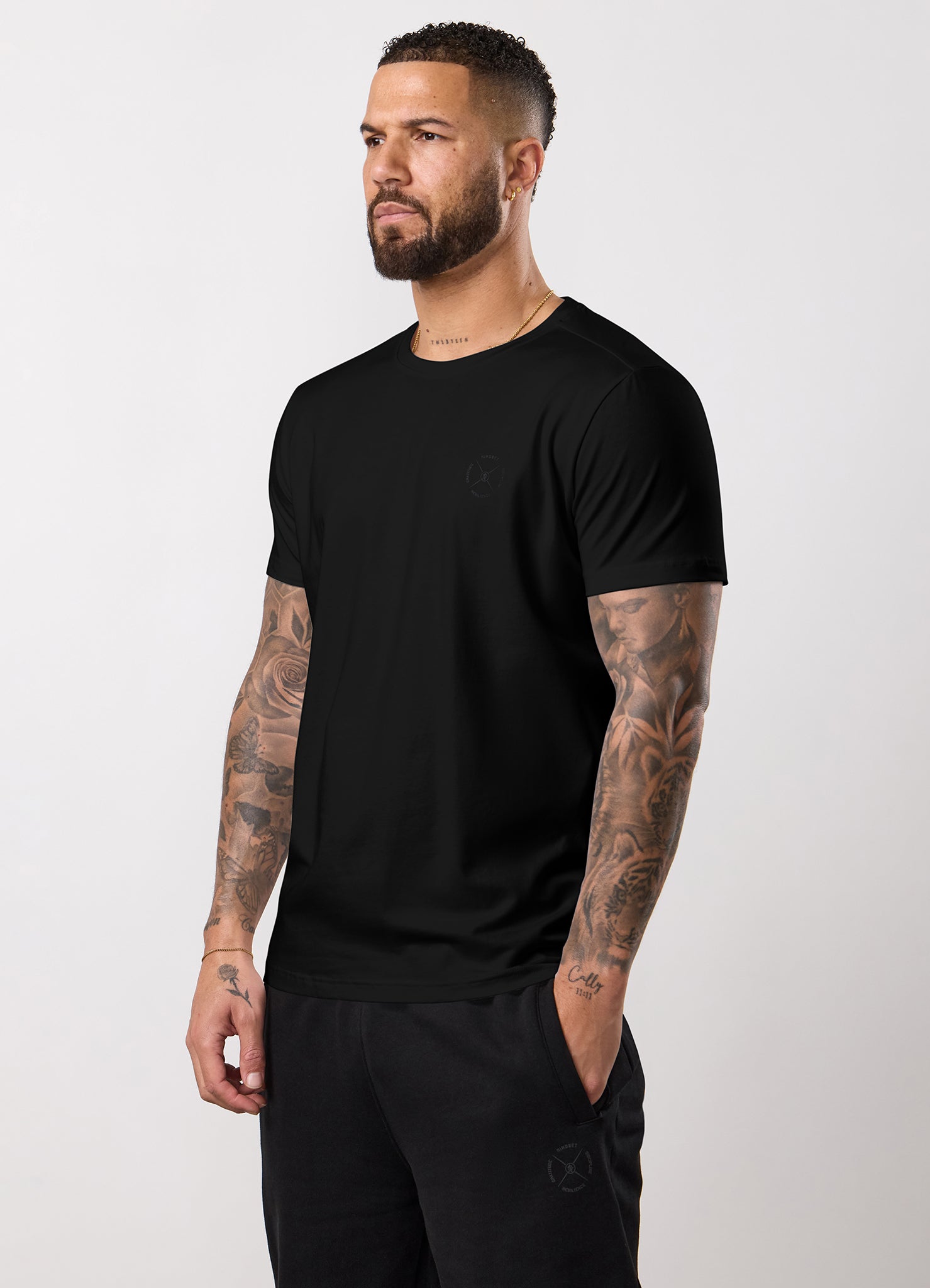 Gym King Stoic Esja Jersey Tee - Volcanic Black