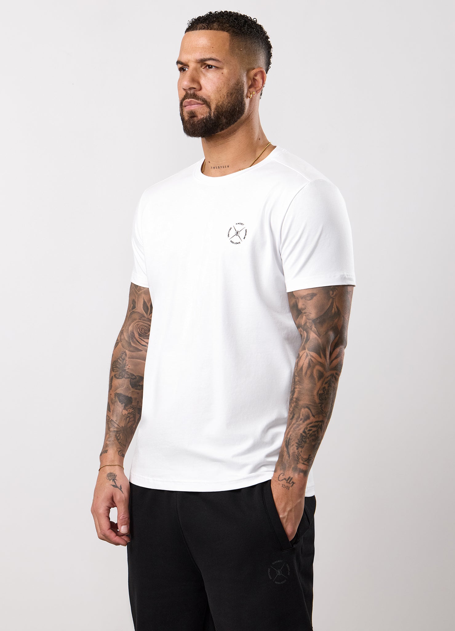 Gym King Stoic Esja Jersey Tee - Ice White