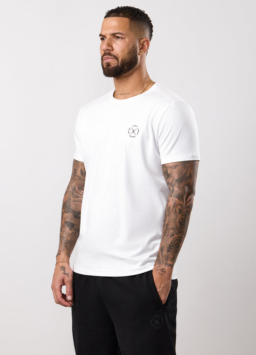 Gym King Stoic Esja Jersey Tee - Ice White