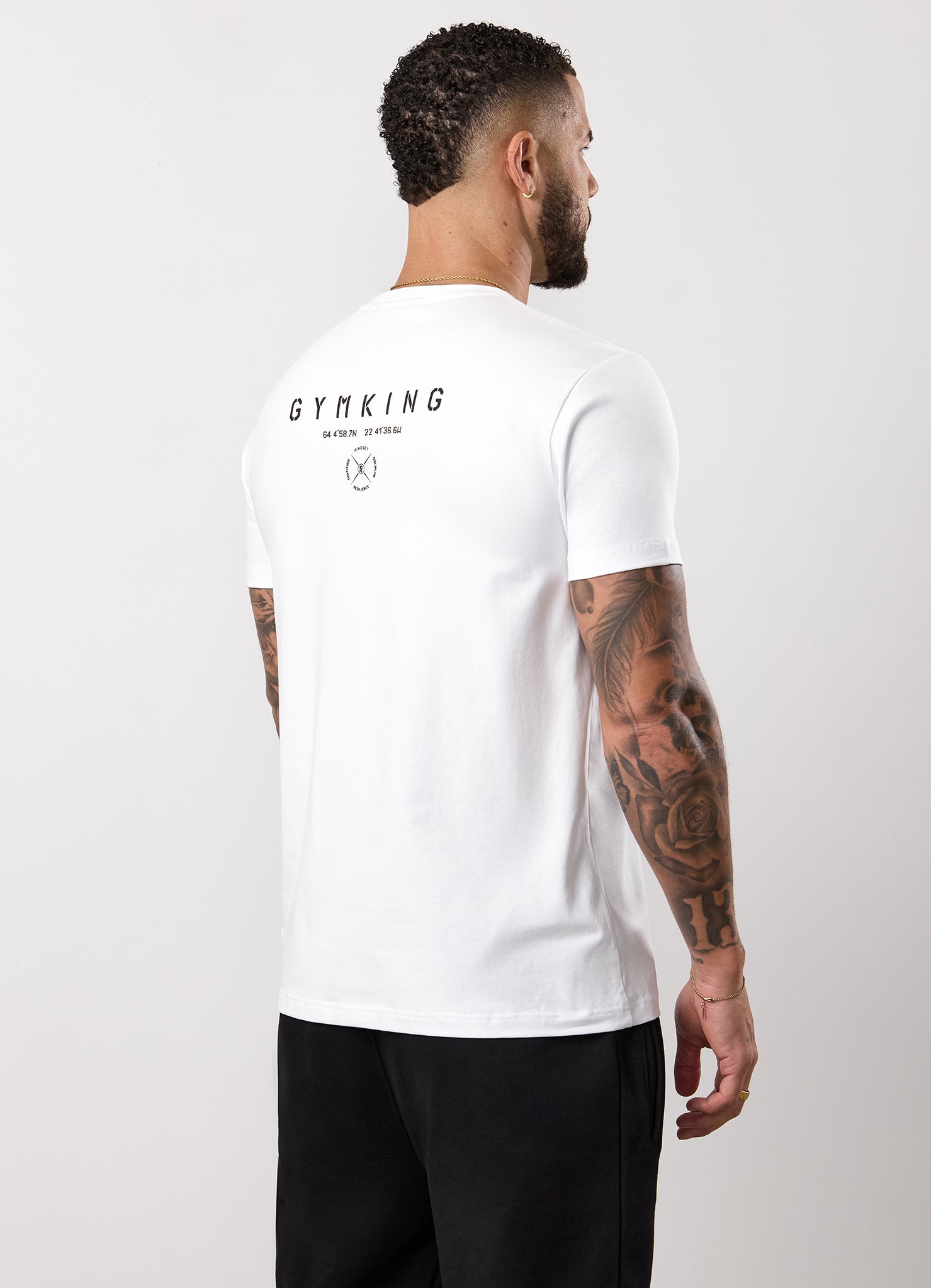Gym King Stoic Esja Jersey Tee - Ice White