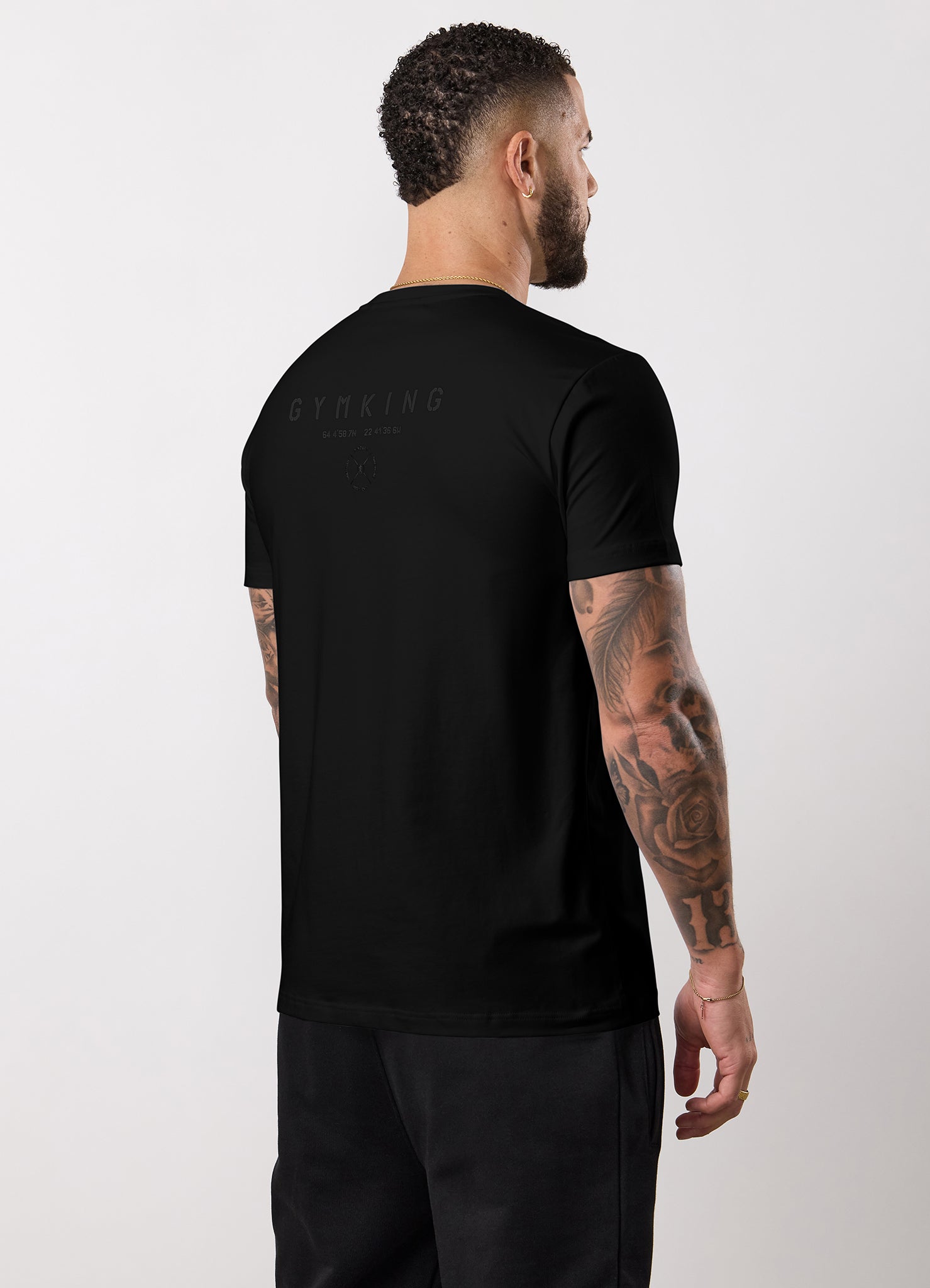 Gym King Stoic Esja Jersey Tee - Volcanic Black