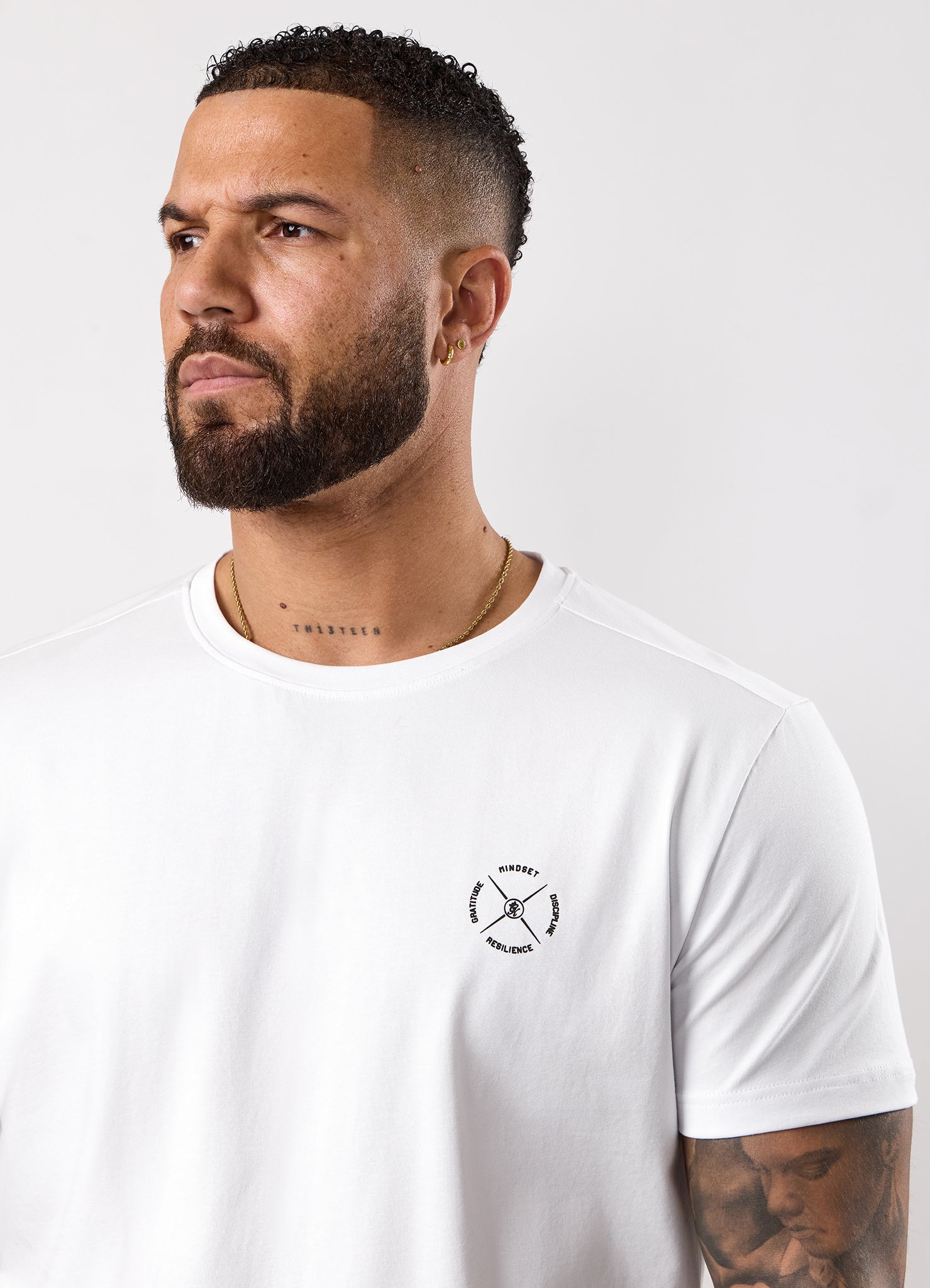Gym King Stoic Esja Jersey Tee - Ice White