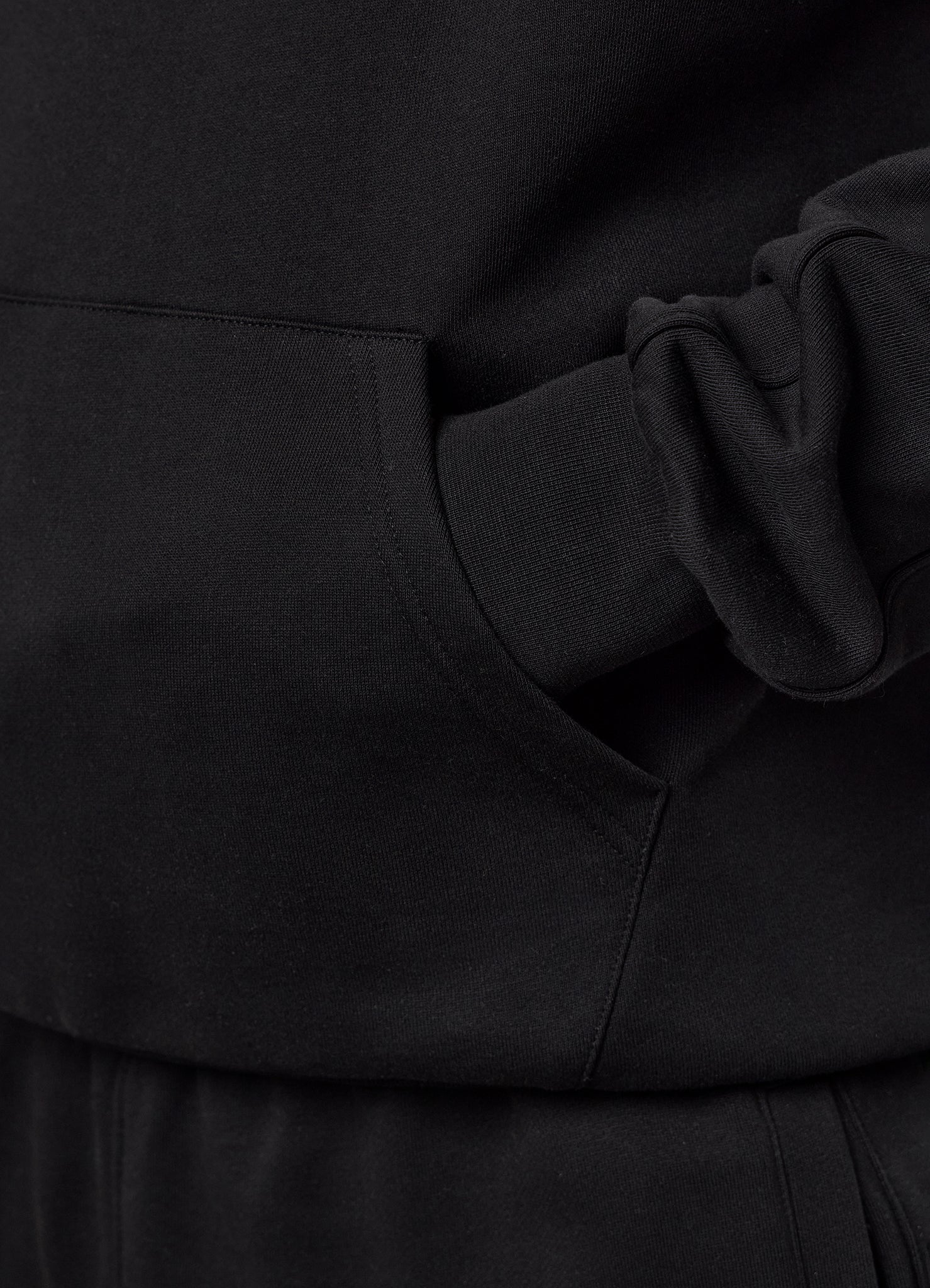 Gym King Stoic Esja Loopback Hood - Volcanic Black