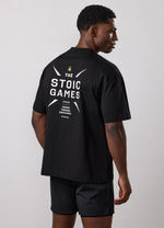 Gym King Stoic Games Jersey T-Shirt - Black thumbnail