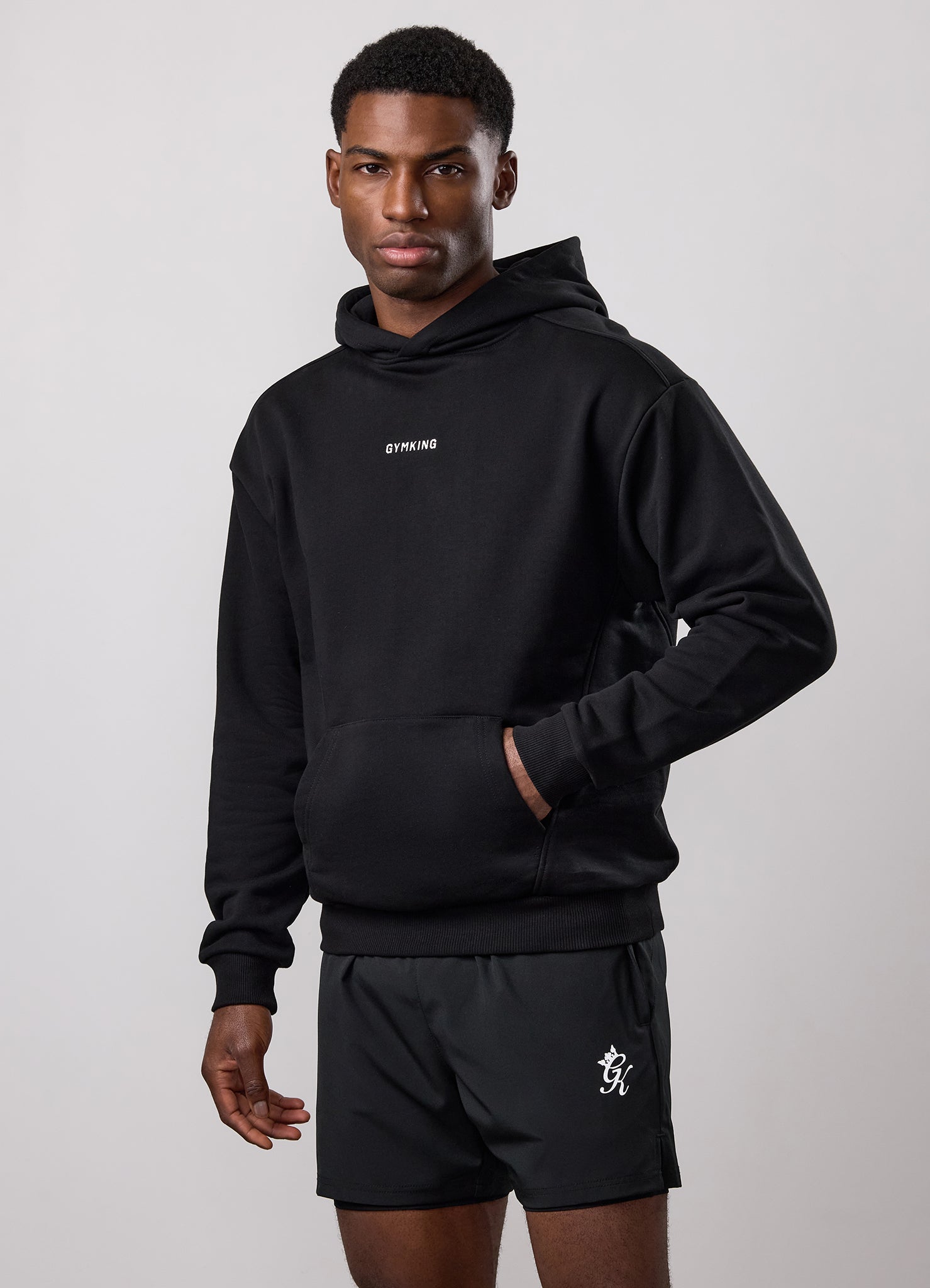 Gym King Stoic Games Loopback Hoodie - Black