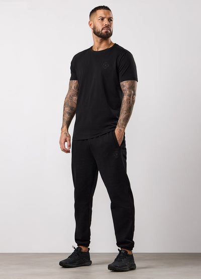 Gym King Stoic Hekla Jersey Tee - Volcanic Black