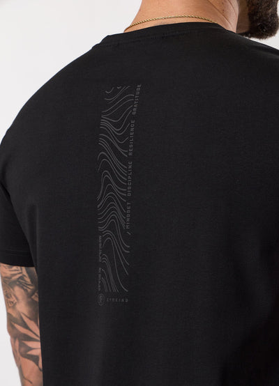 Gym King Stoic Hekla Jersey Tee - Volcanic Black