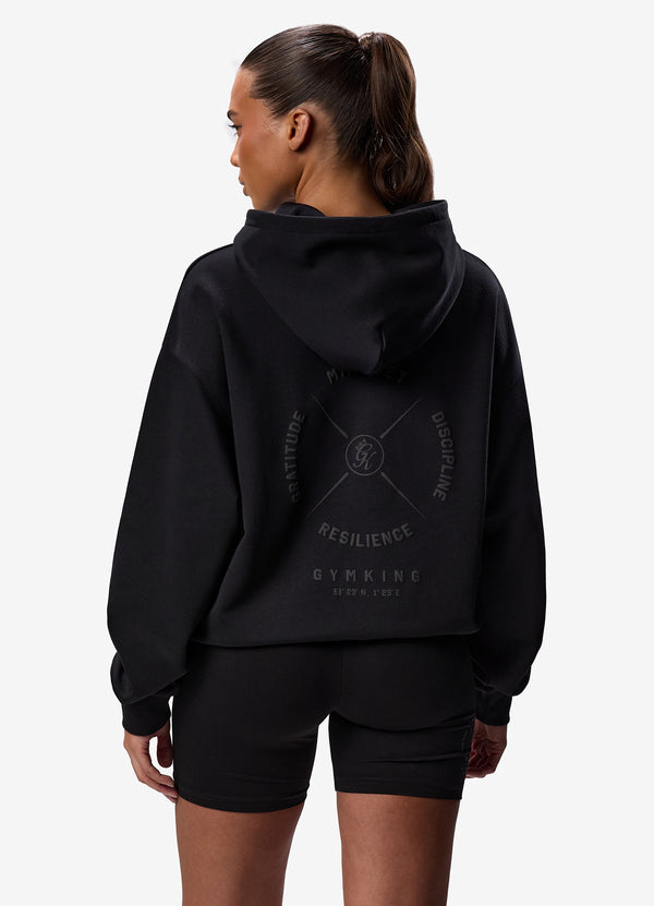 Gym King Stoic Hood - Black