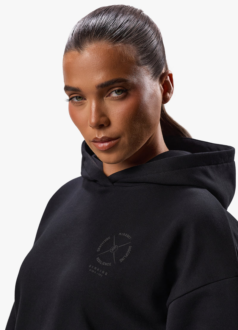 Gym King Stoic Hood - Black