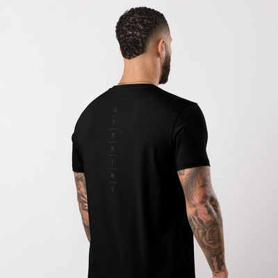 Gym King Stoic Krafla Jersey Tee - Volcanic Black