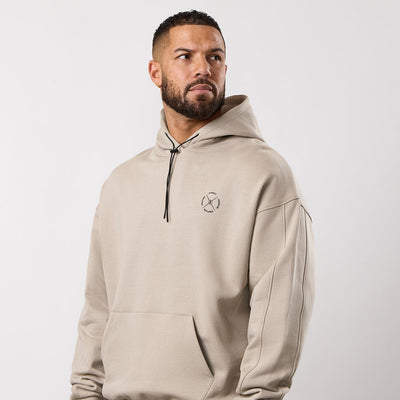 Gym King Stoic Krafla Loopback Hoodie - Sand Stone