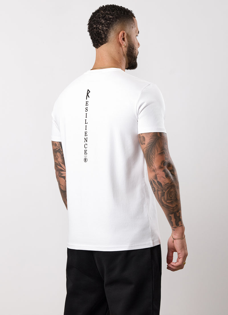 Gym King Stoic Resilience Tee - White