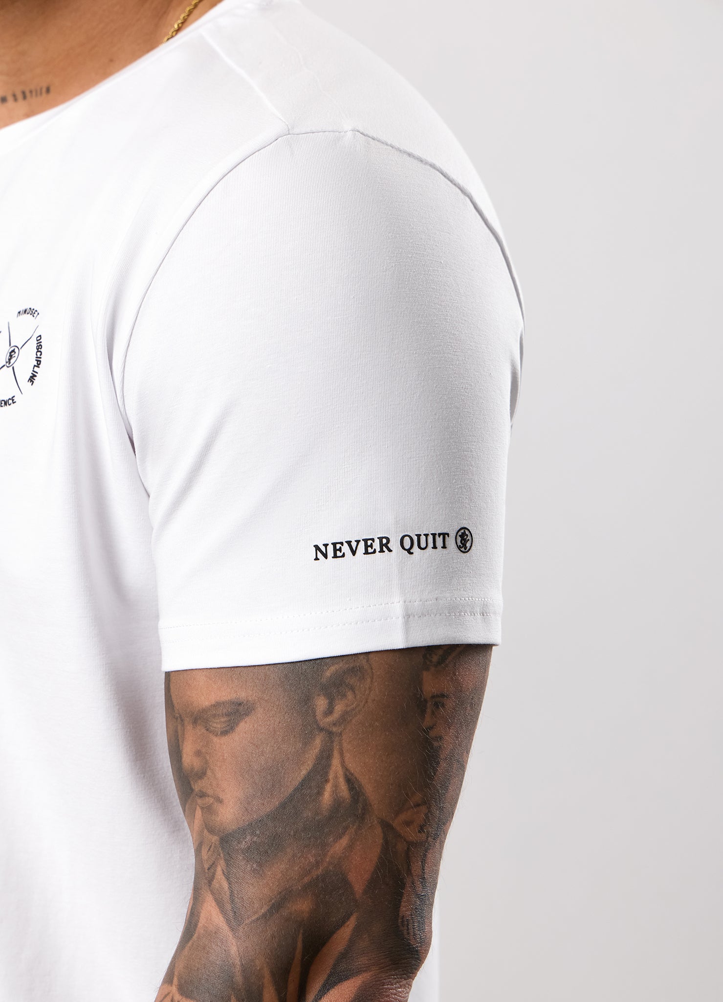 Gym King Stoic Resilience Tee - White