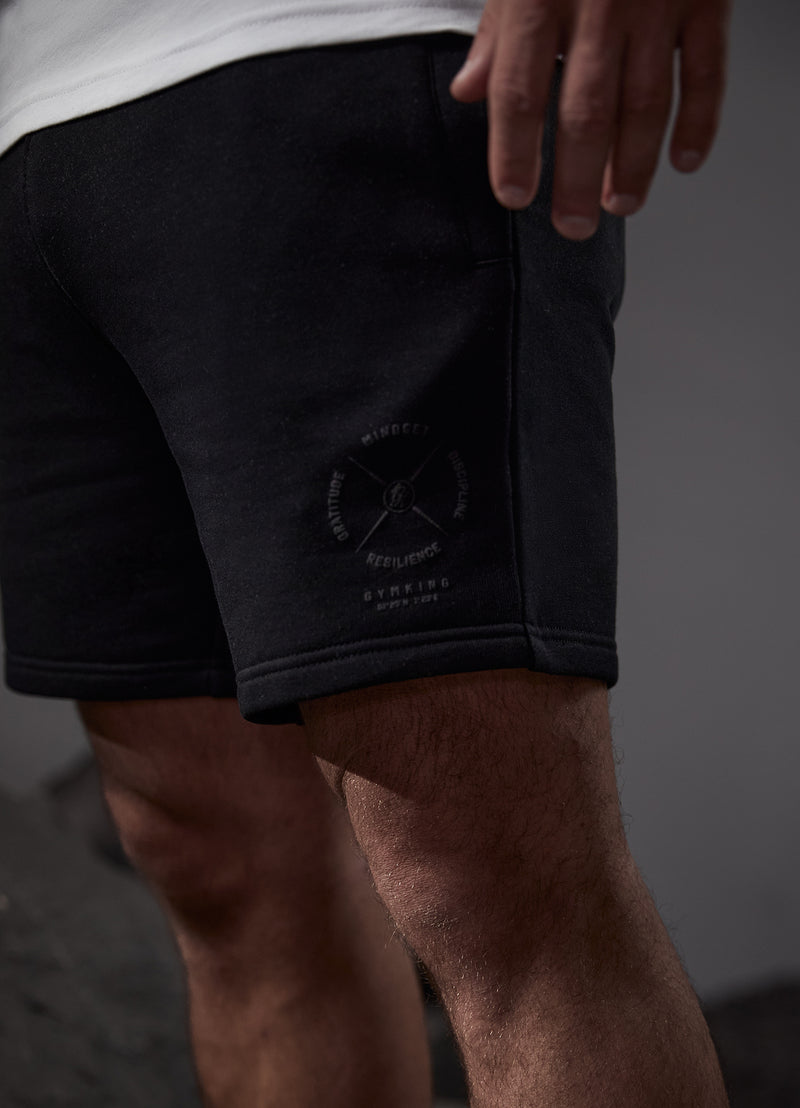 Gym King Compass Short - Black