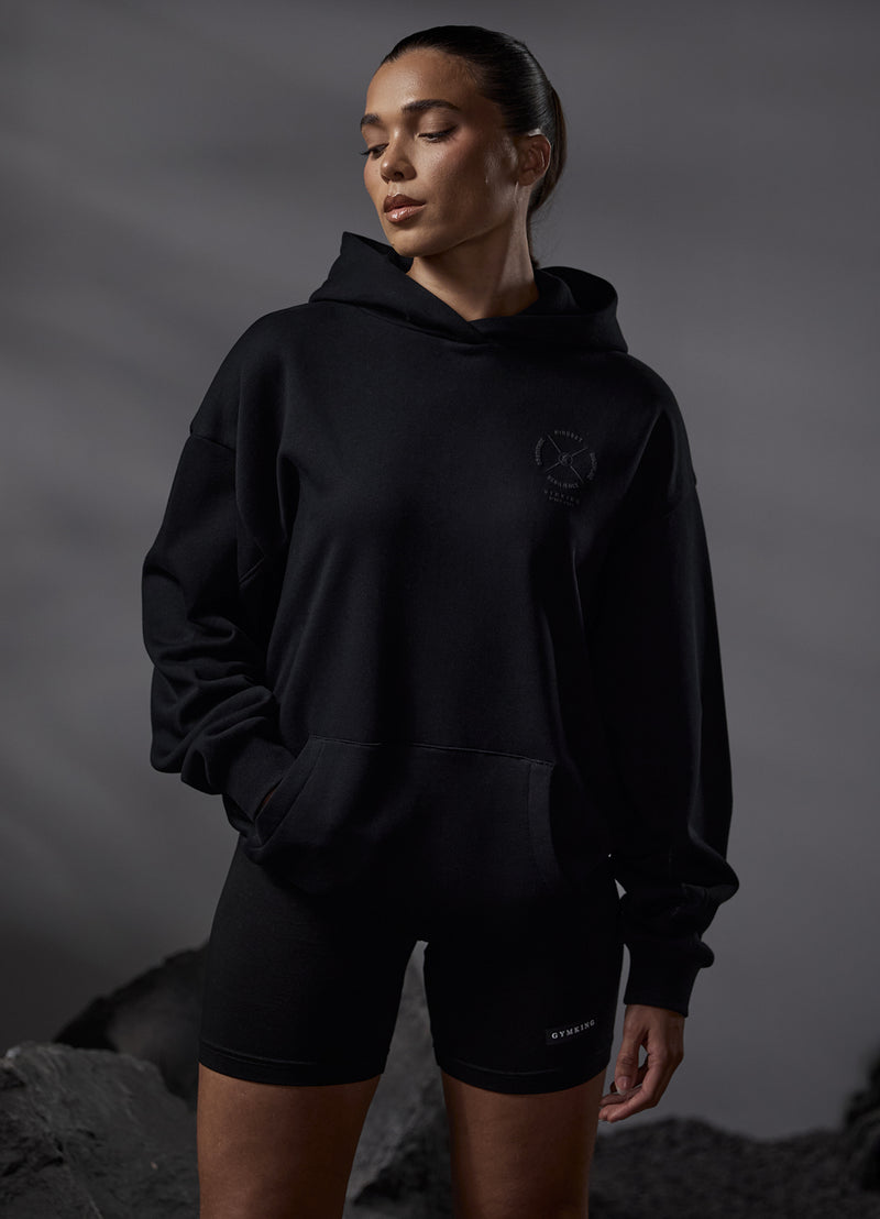 Gym King Stoic Hood - Black