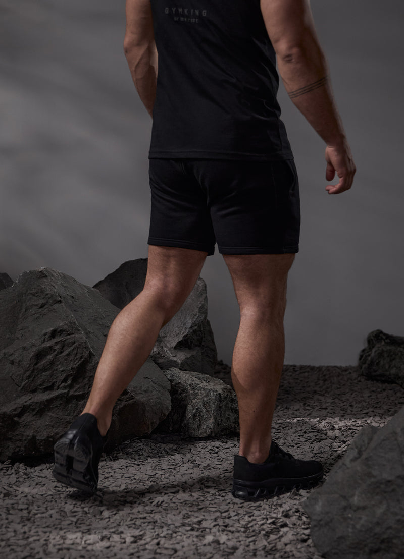 Gym King Compass Short - Black