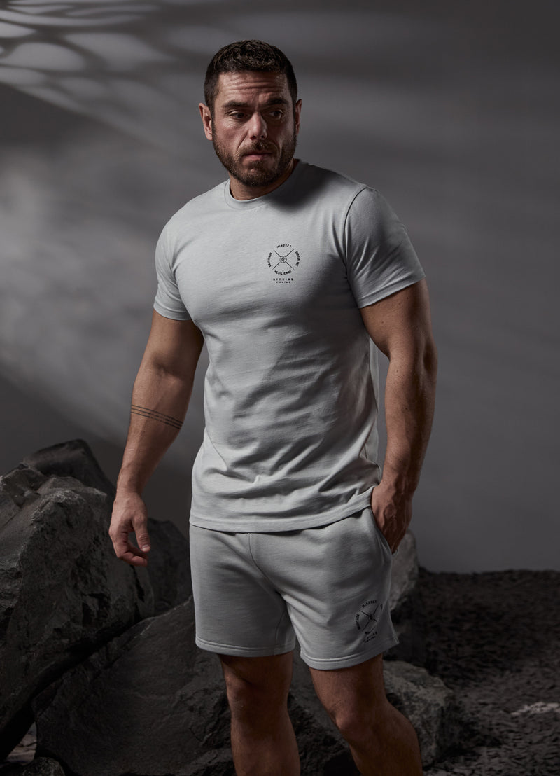 Gym King Compass Tee - Urban Grey