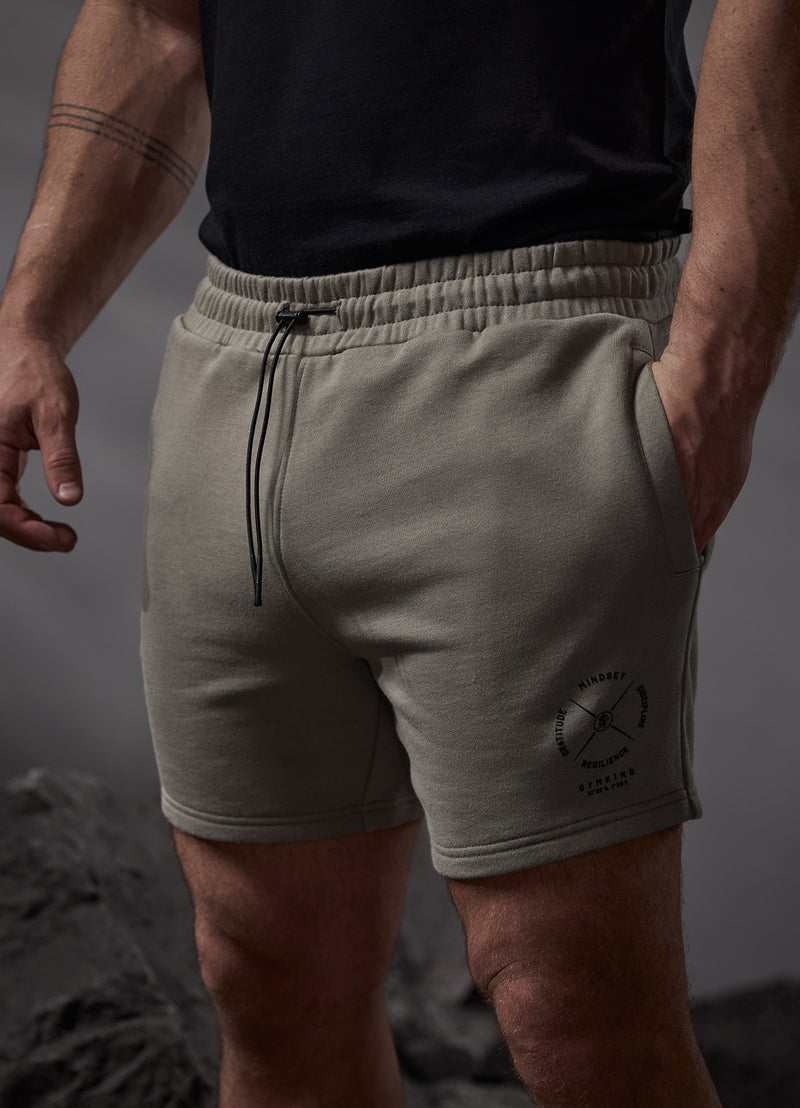 Gym King Compass Short - Deep Khaki