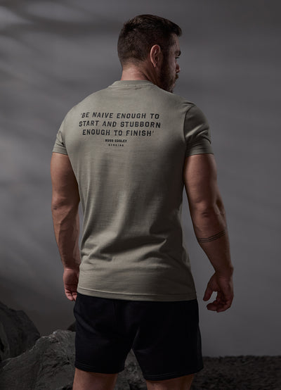 Gym King Discipline Tee - Deep Khaki