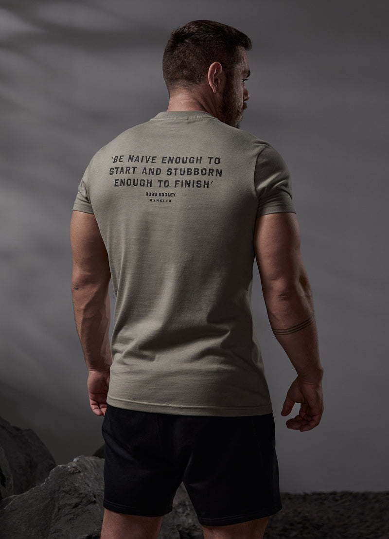 Gym King Discipline Tee - Deep Khaki