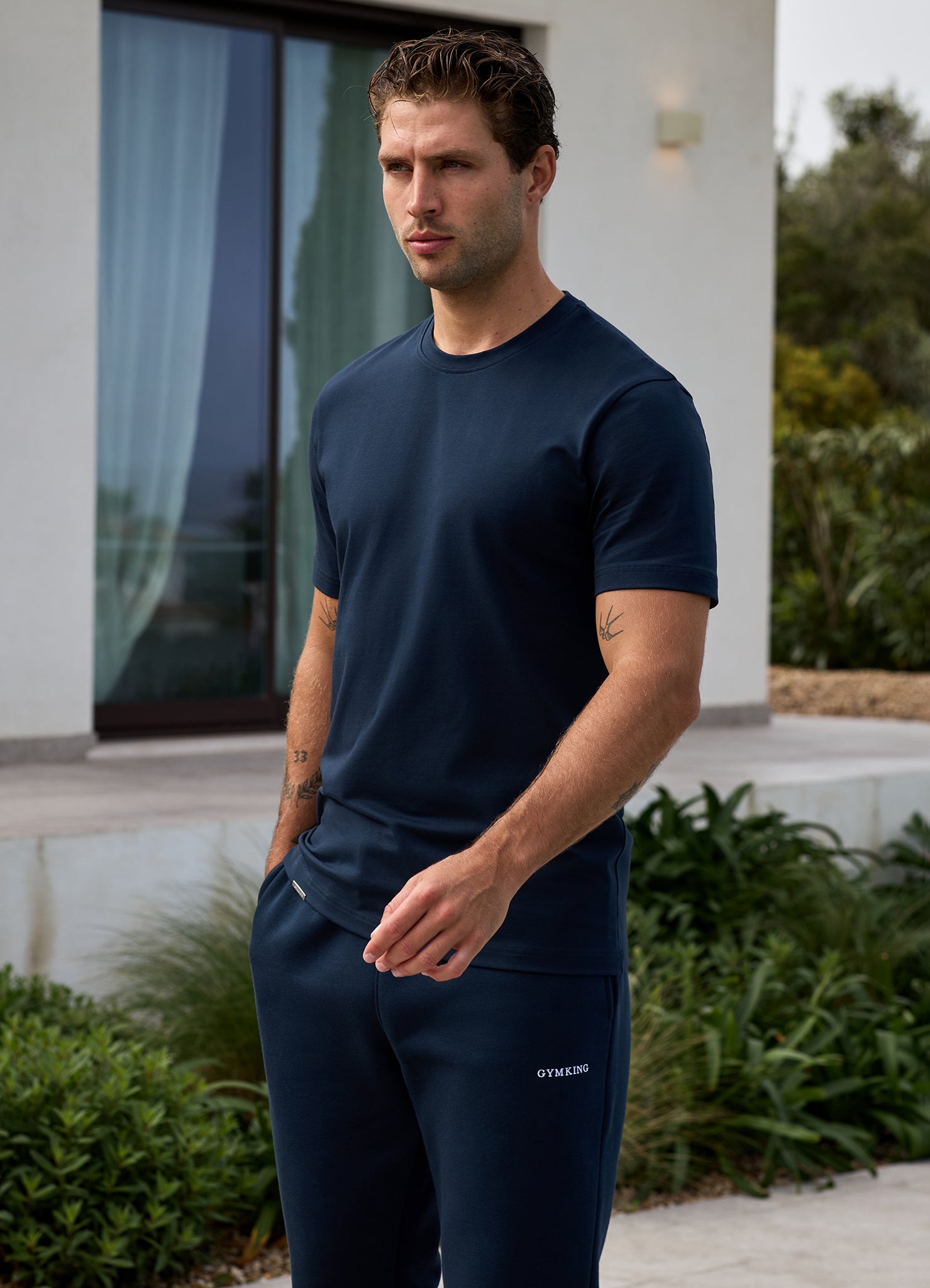 Gym King Signature Tee - Navy