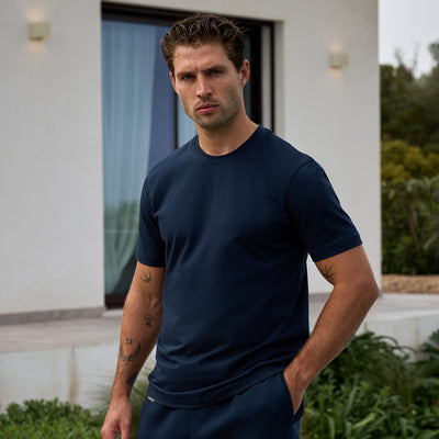 Gym King Signature T-shirt - Marineblauw