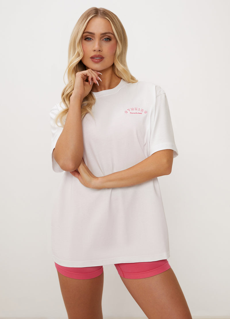 Gym King Spirit of Summer Boyfriend Tee - White