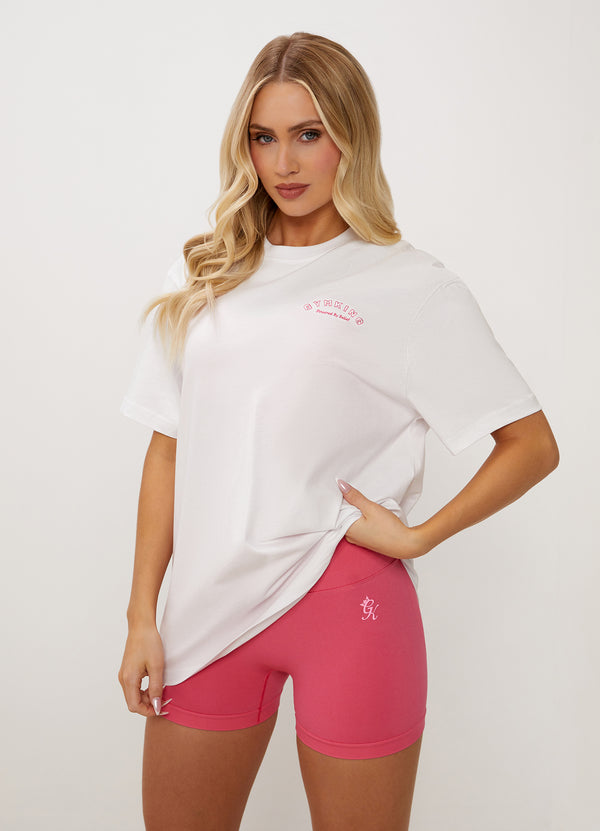 Gym King Spirit of Summer Boyfriend Tee - White