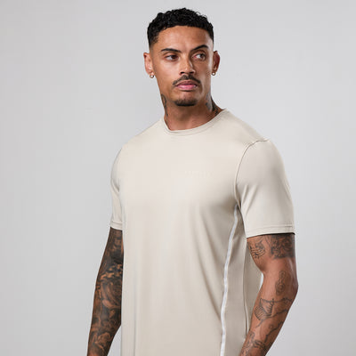Gym King Synergy Tee - Vanilla Brown