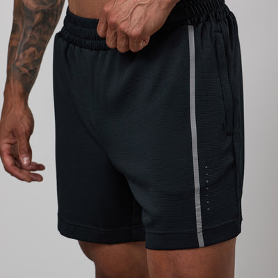 Gym King Synergy Mesh 6" Short - Black