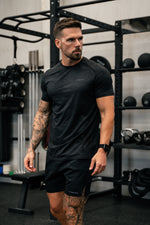 Gym King Debossed Pixel Tee - Black thumbnail