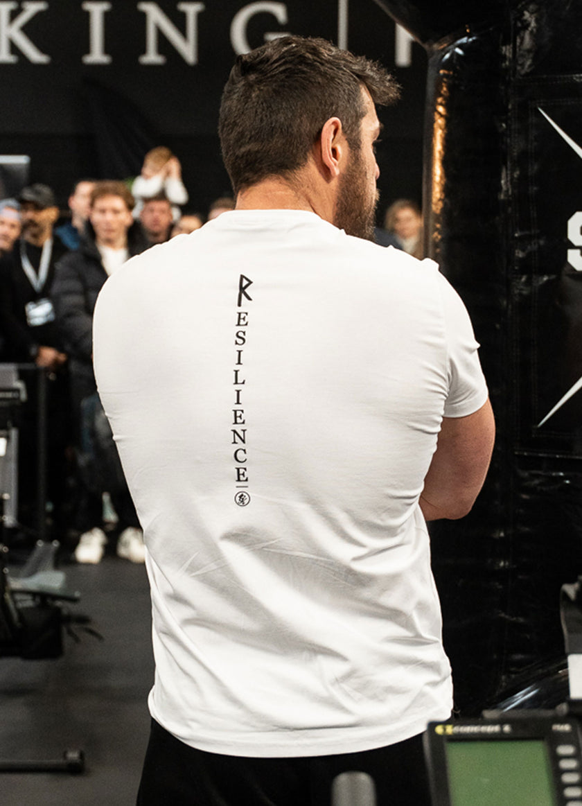 Gym King Stoic Resilience Tee - White