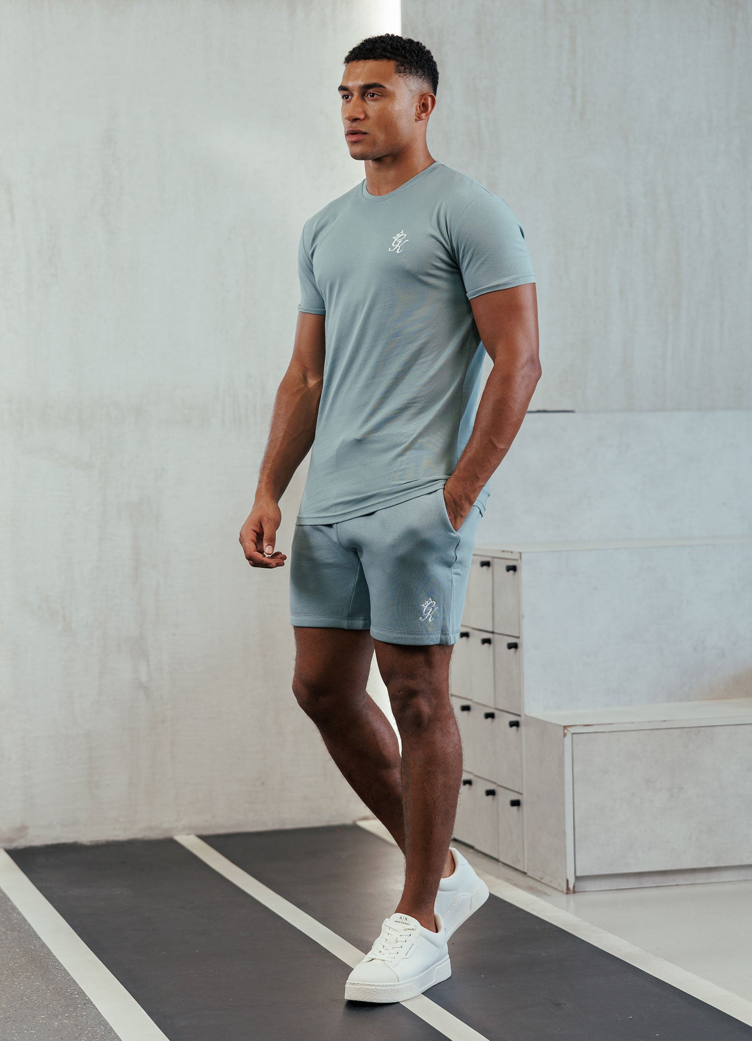 Gym King Fundamental Fleece Short - Smoke