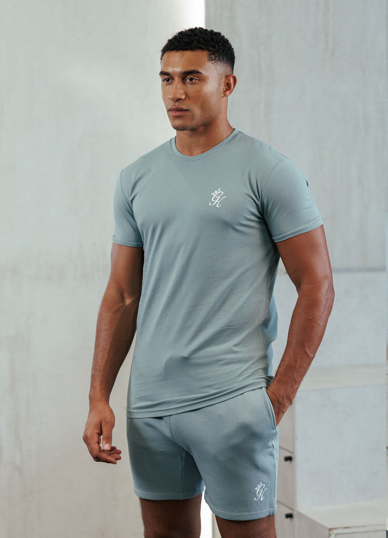 Gym King Fundamental Jersey Tee - Smoke