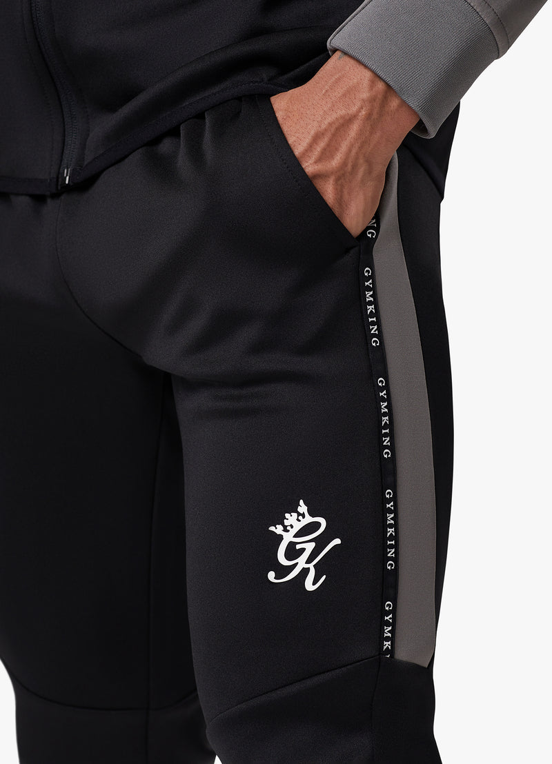 Gym King Taped Core Plus Jogger - Black