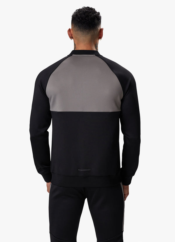 Gym King Taped Core Plus Jacket - Black/Steel