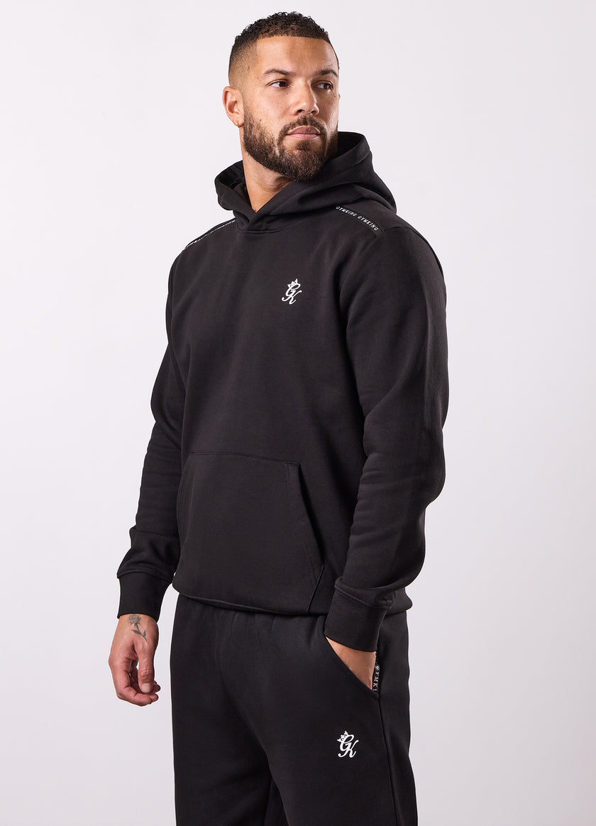 Gym King Taped Fleece Tracksuit - Black