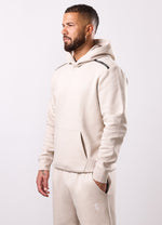 Gym King Taped Fleece Tracksuit - Light Stone