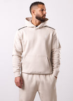 Gym King Taped Fleece Tracksuit - Light Stone