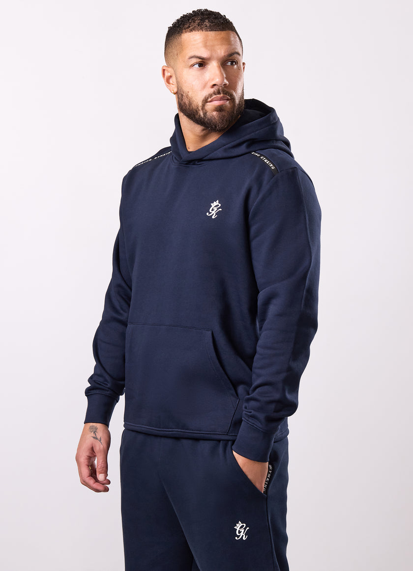 Gym King Taped Fleece Tracksuit - Navy