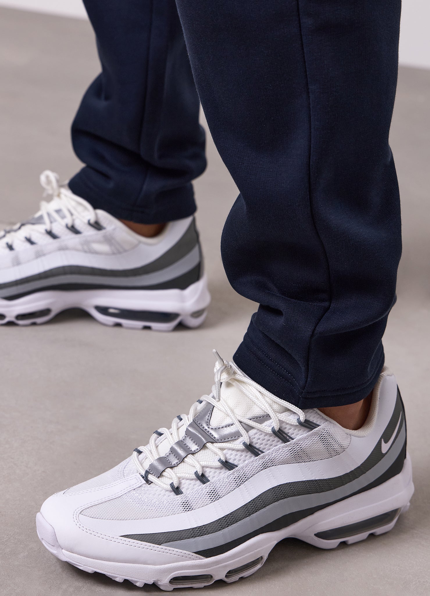 Gym King Taped Fleece Jogger - Navy