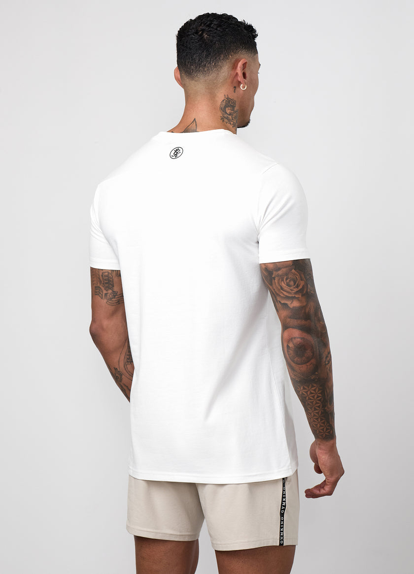 Gym King Taped Jersey Tee - Cream