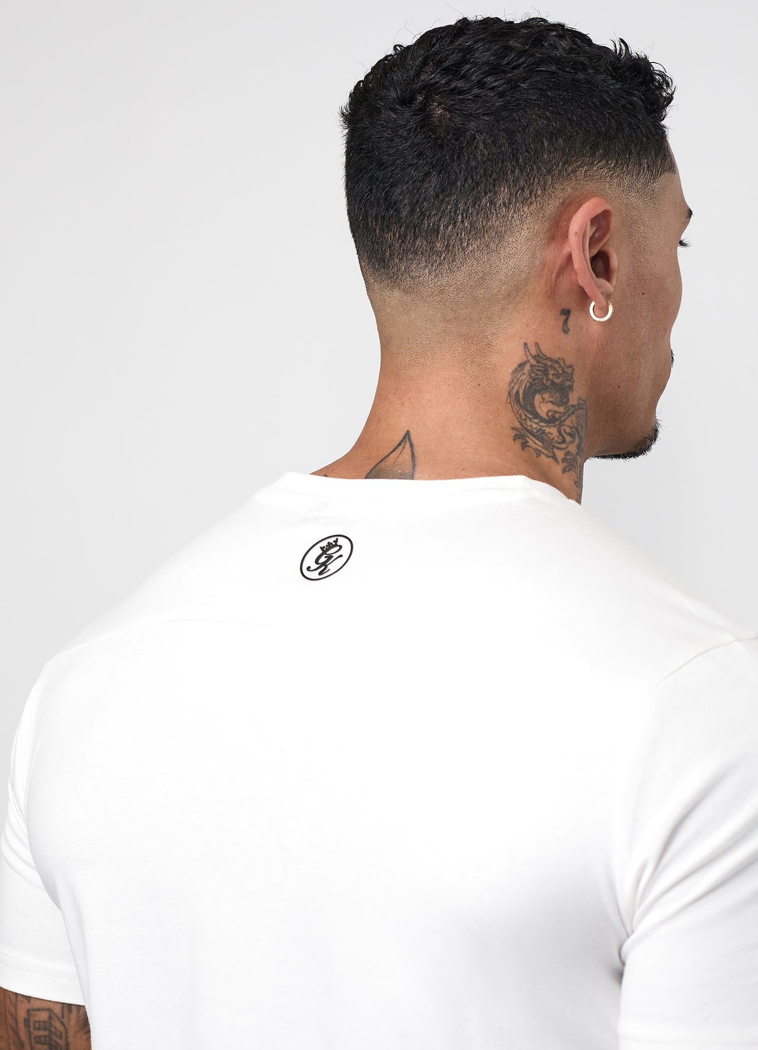 Gym King Taped Jersey Tee - Cream