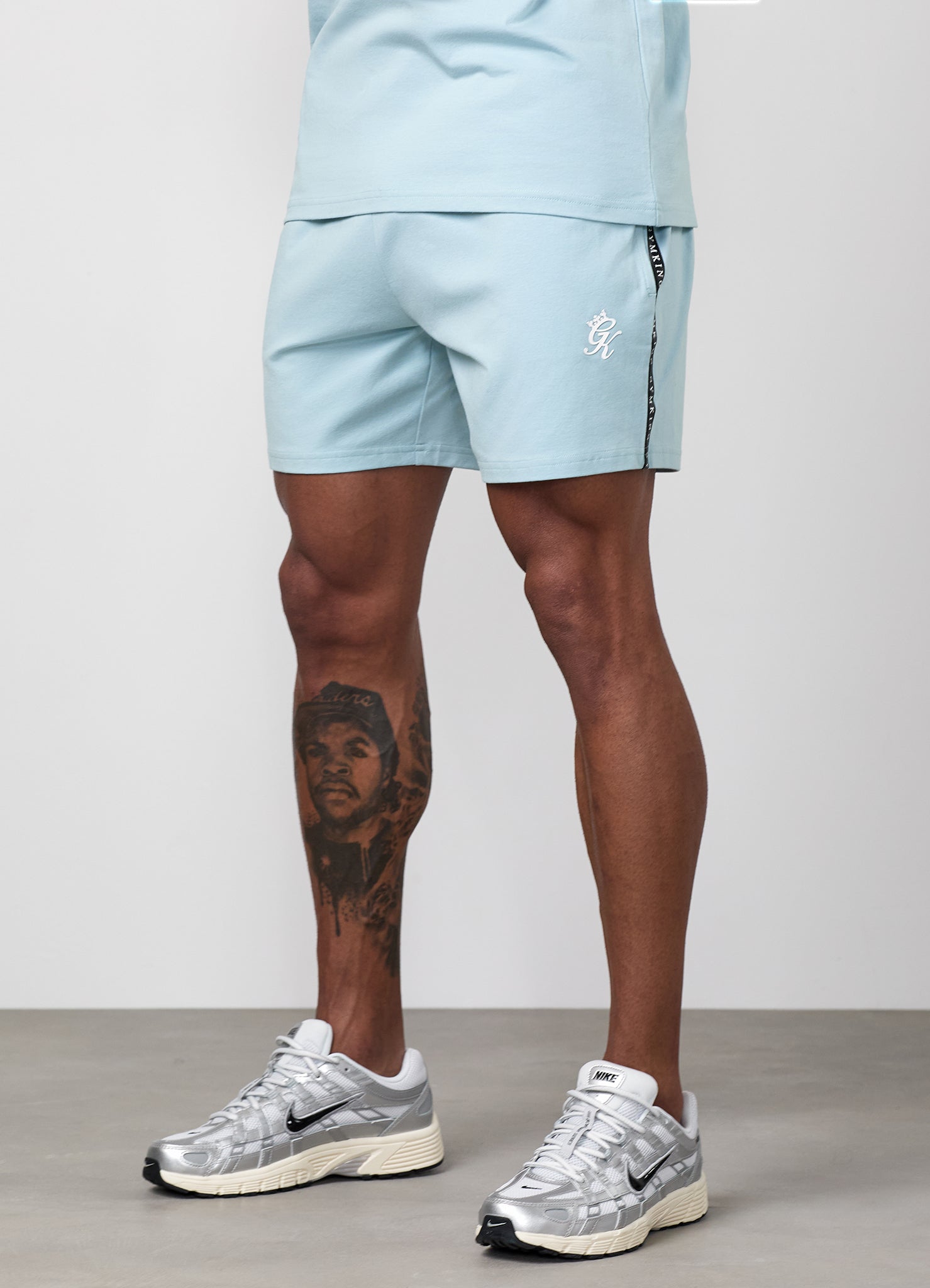 Gym King Taped Jersey Short - Dusky Mint