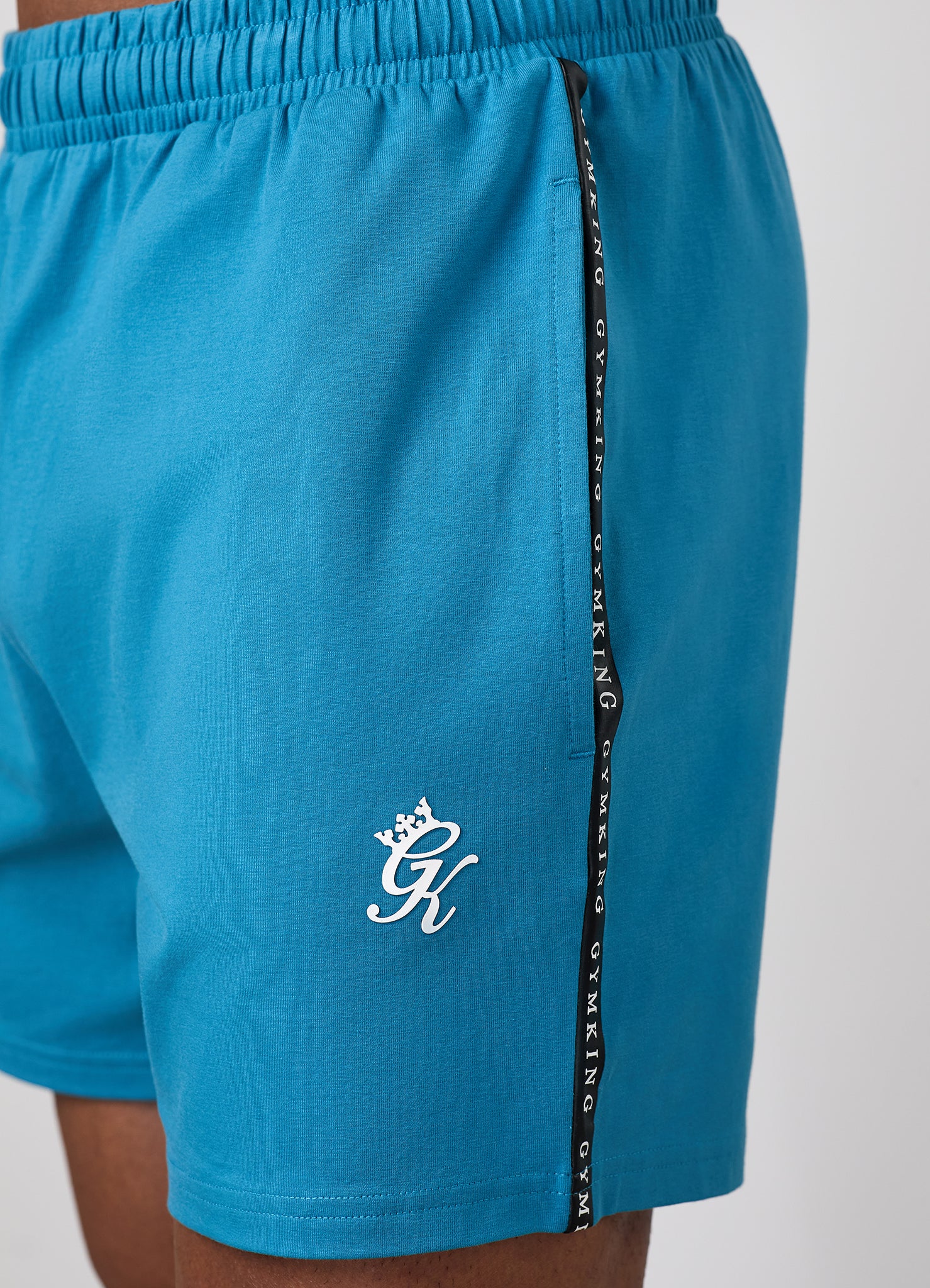 Gym King Taped Jersey Short - Harbour Teal