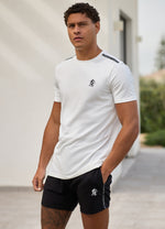 Gym King Taped Jersey T-Shirt - White thumbnail