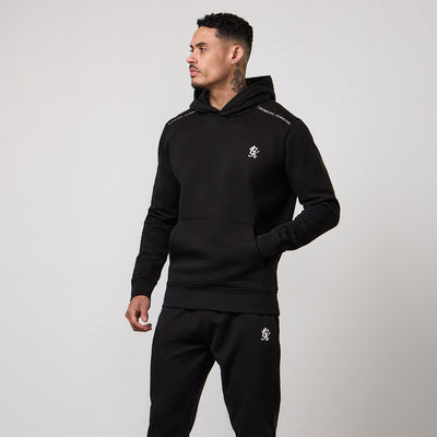 Gym King Taped Fleece Tracksuit - Black